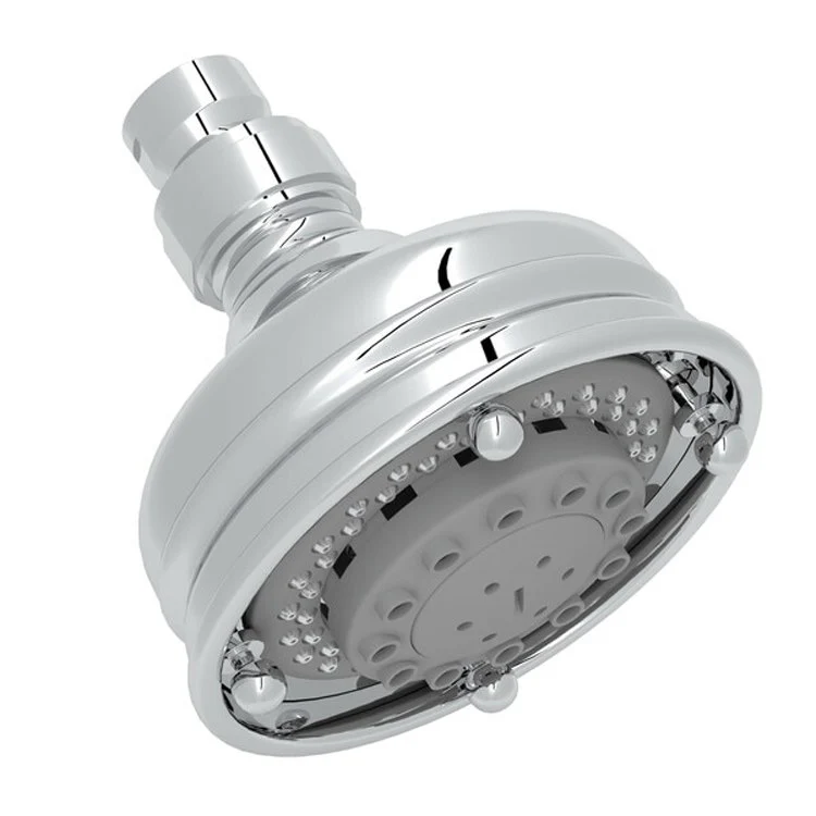 Showerhead Santena 3 Function Polished Nickel 4 Inch 2.0 Gallons per Minute Round - Frankwebs