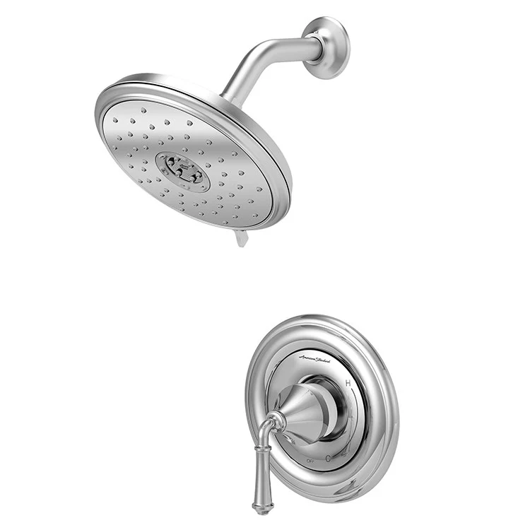 Portsmouth Pressure Balance Shower Valve Trim with Cartridge and Water-Saving Shower Head - Frankwebs