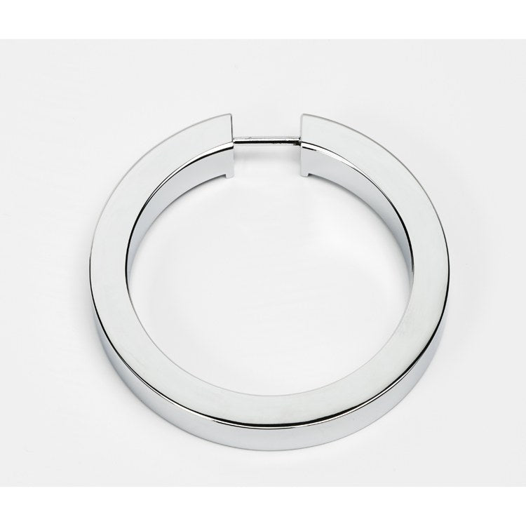 Ring Flat Round Polished Nickel 3 Inch Brass - Frankwebs