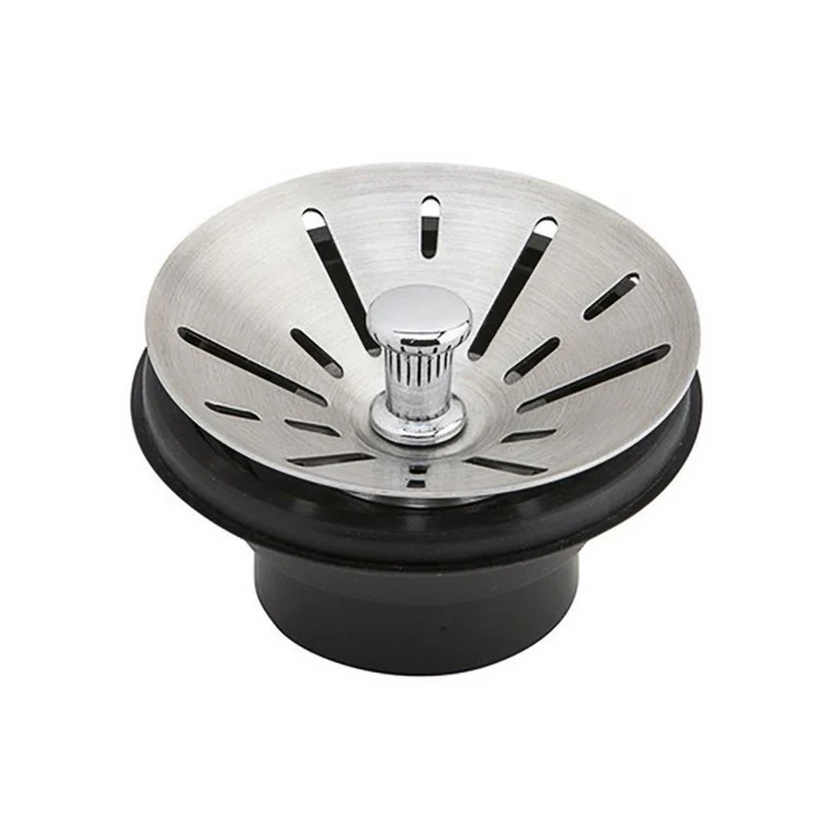 Disposer Strainer Stopper 3-1/2 Inch Polished Stainless Steel Stainless Steel - Frankwebs