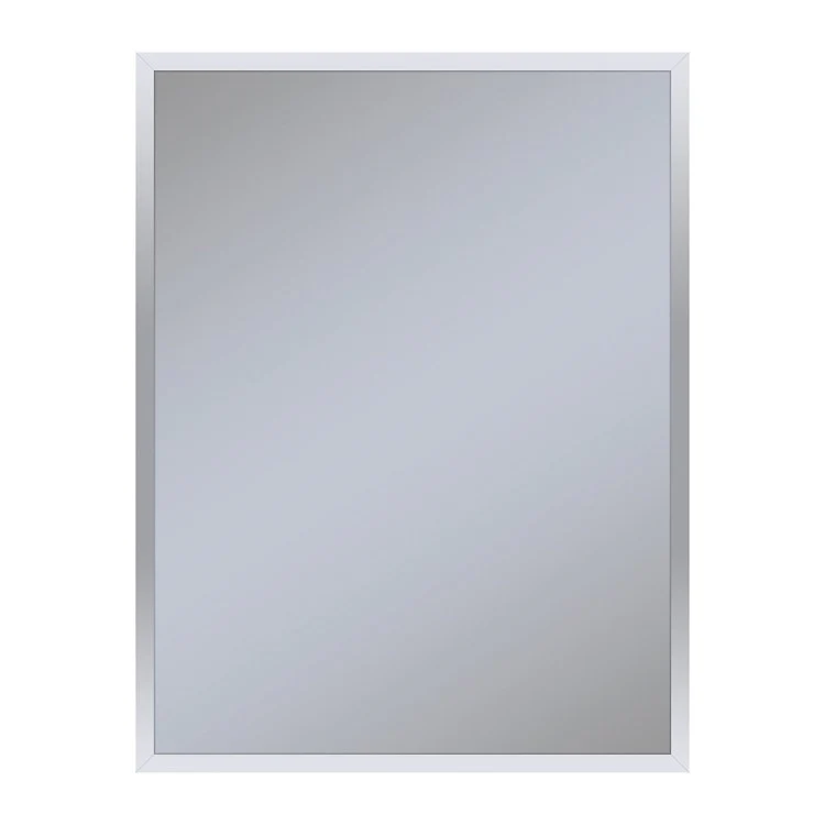 Bathroom Mirror Profiles Framed Rectangular 24W x 30H Inch Chrome Wall Mount - Frankwebs