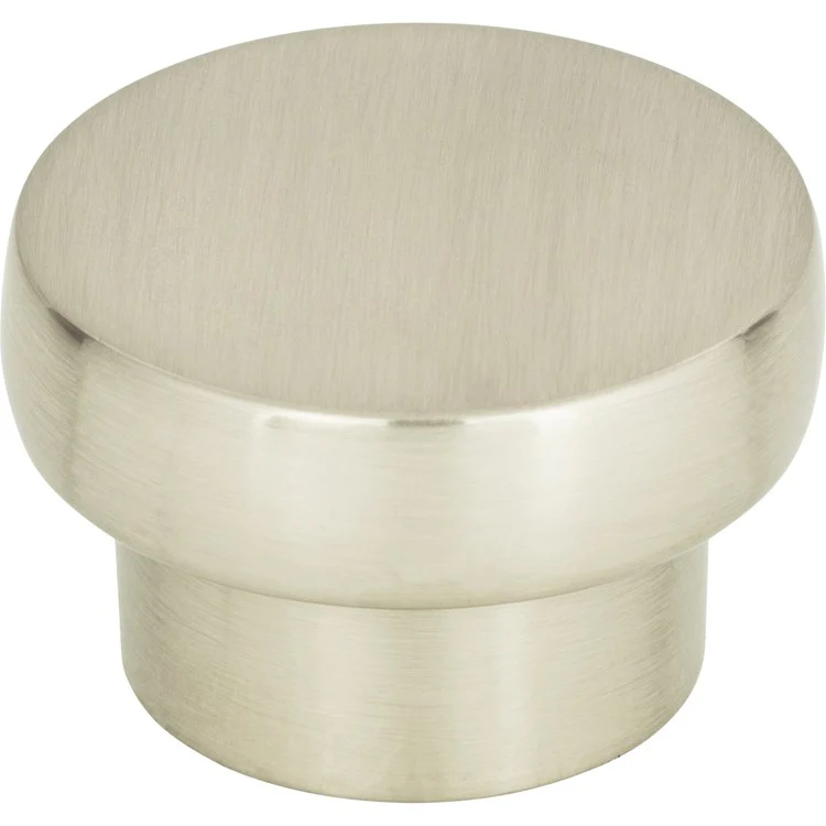 Knob Atlas Chunky Round Large Brushed Nickel Zinc Alloy 1-13/16 Inch - Frankwebs