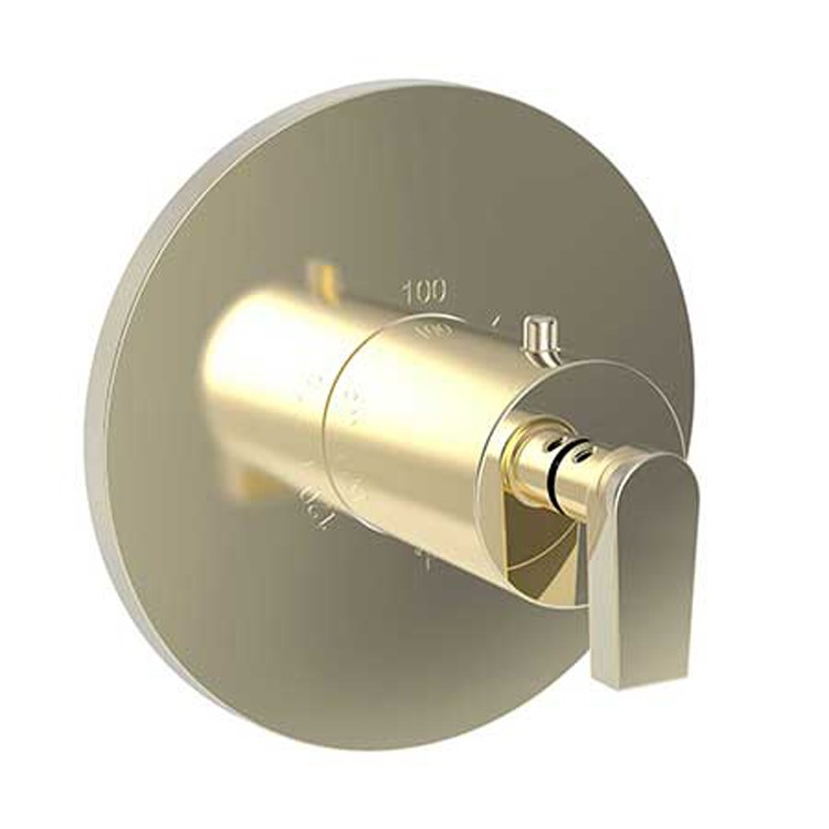 Thermostatic Trim Dorrance Round Plate 1 Lever Satin Bronze PVD ADA for Rough Valve 1-540 Face Plate and Temperature-Adjust Handle Brass - Frankwebs