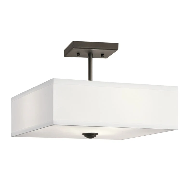 Shailene Three-Light Semi-Flush Mount Ceiling Fixture - Frankwebs