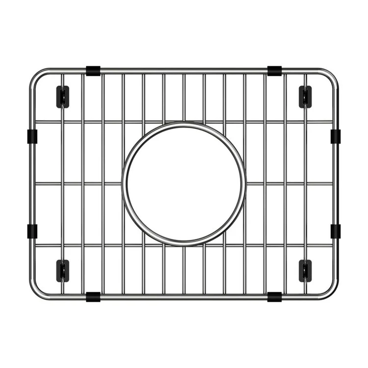 Sink Grid Crosstown Bottom Grid 11 x 8.5 Inch Polished Stainless Steel - Frankwebs