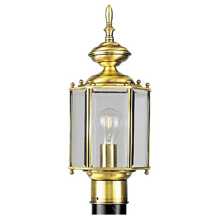 BrassGuard Single-Light Post Lantern - Frankwebs