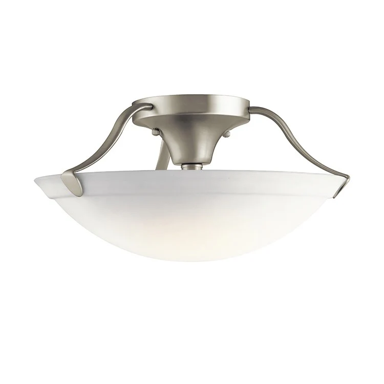 Three-Light Semi-Flush Mount Ceiling Fixture - Frankwebs