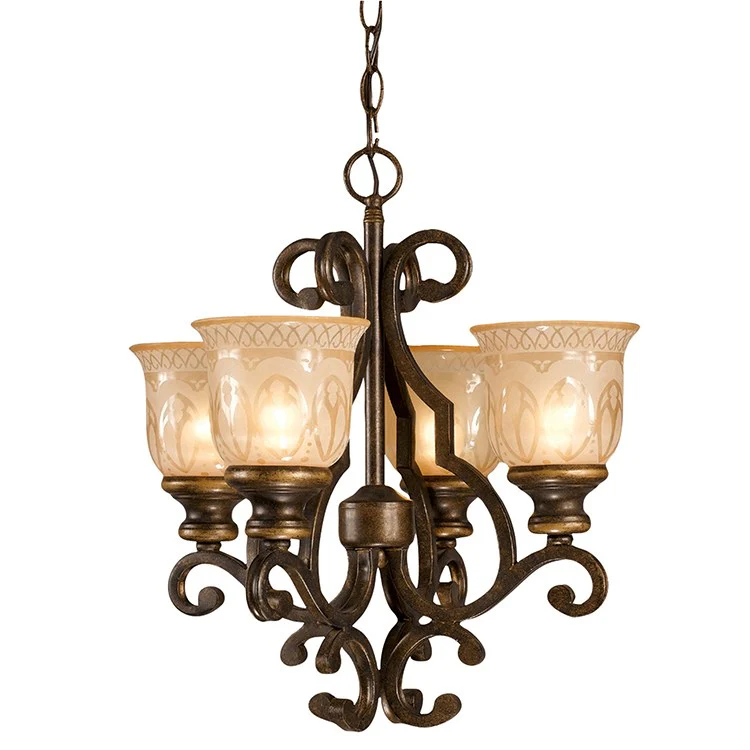 Norwalk Four-Light Mini Chandelier - Frankwebs