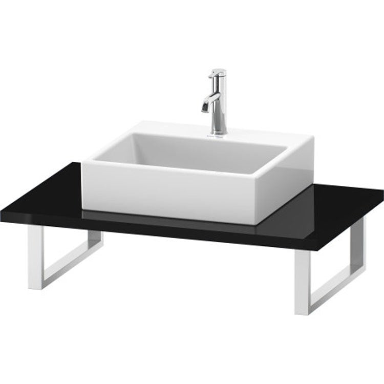 Lavatory Console L-Cube Brushed Oak Single Basin 31-1/2 x 21-5/8 Inch 1-1/8 Inch - Frankwebs