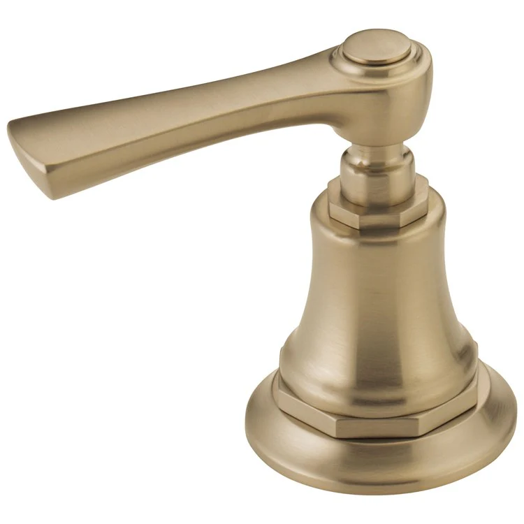 Handle Kit Rook Zinc 2 Lever Brilliance Luxe Gold ADA for Widespread Lavatory and Bidet - Frankwebs