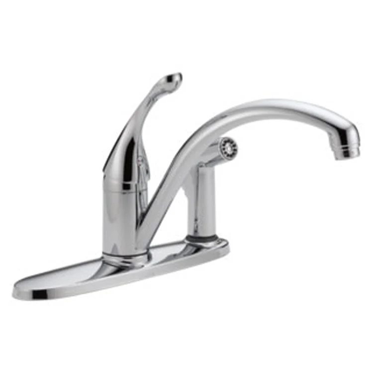 Collins Single Handle Kitchen Faucet with Integral Sprayer - Frankwebs