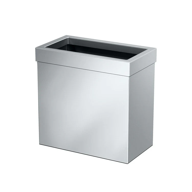 Waste Bin Rectangular Matte Black Brushed Brass Stainless Steel 3.18 Gallon Capacity - Frankwebs