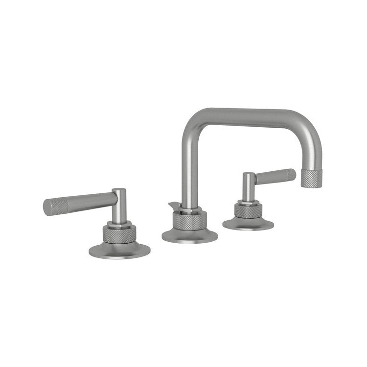 Lavatory Faucet Graceline Widespread 2 Metal Lever Polished Nickel 1.5 Gallons per Minute U-Spout - Frankwebs