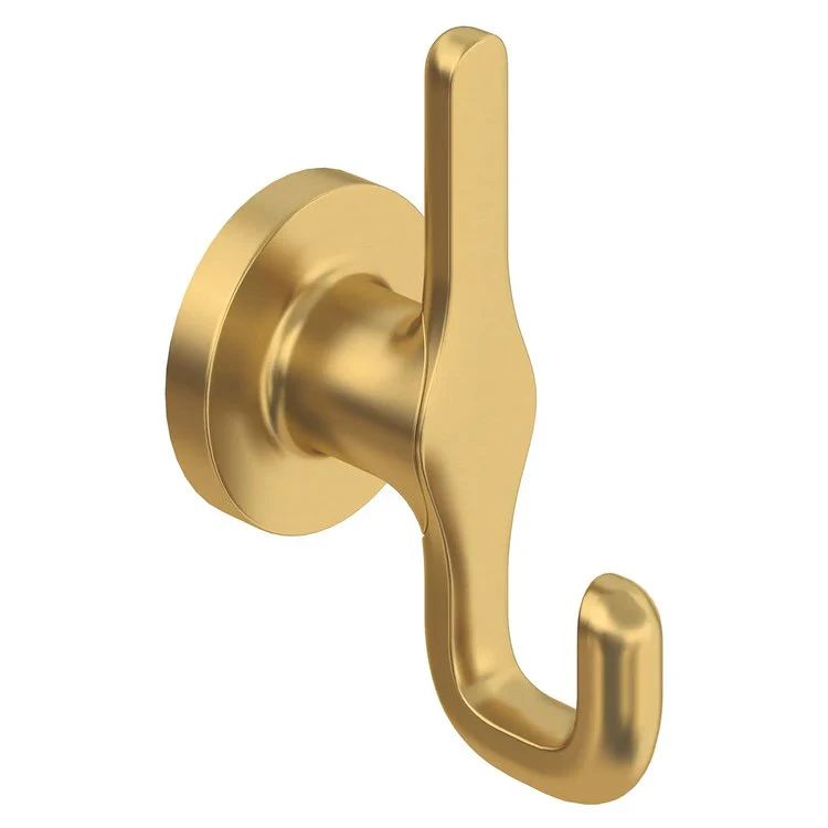 Robe Hook Studio S Double Brushed Cool Sunrise 2-15/16 Inch Concealed Mount Metal - Frankwebs