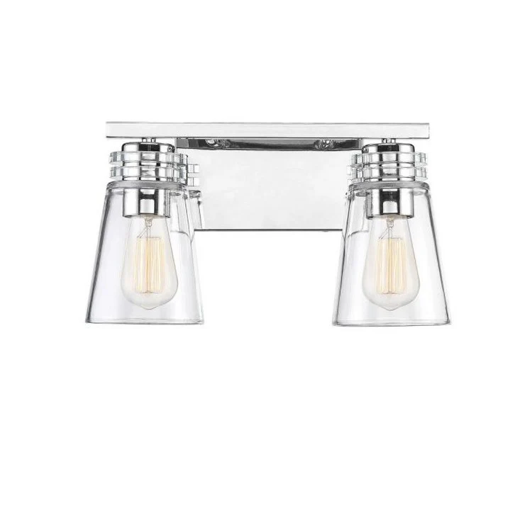Brannon Two-Light Bathroom Vanity Fixture - Frankwebs