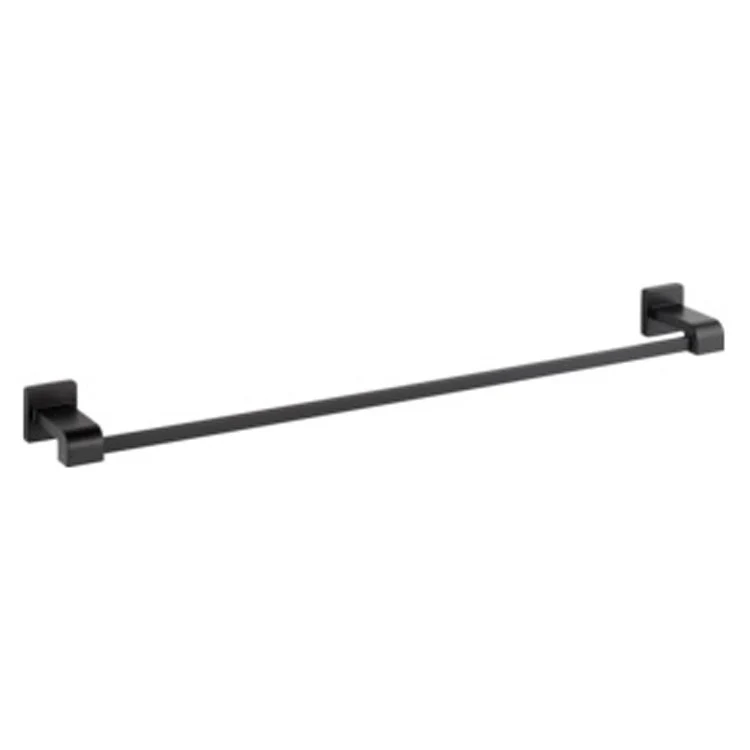 Towel Bar Ara 30 Inch Single Matte Black 3-1/2 Inch Wall Mount - Frankwebs