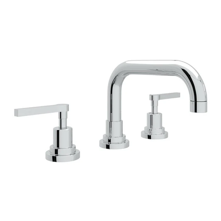 Lavatory Faucet Lombardia Widespread 2 Metal Lever Satin Nickel 1.2 Gallons per Minute 1/2 Inch NPT - Frankwebs