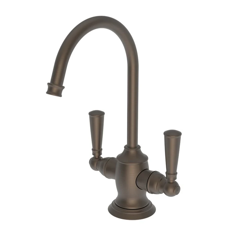 Water Dispenser Jacobean Hot and Cold 2 Lever Gooseneck Polished Brass Uncoated Living - Frankwebs