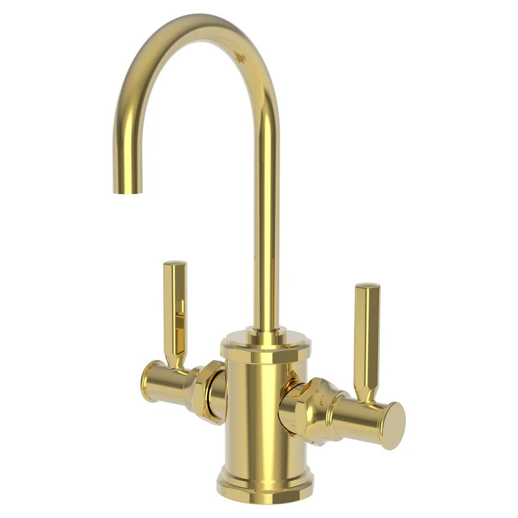 Water Dispenser Heaney Hot and Cold 2 Lever Gooseneck Matte White - Frankwebs