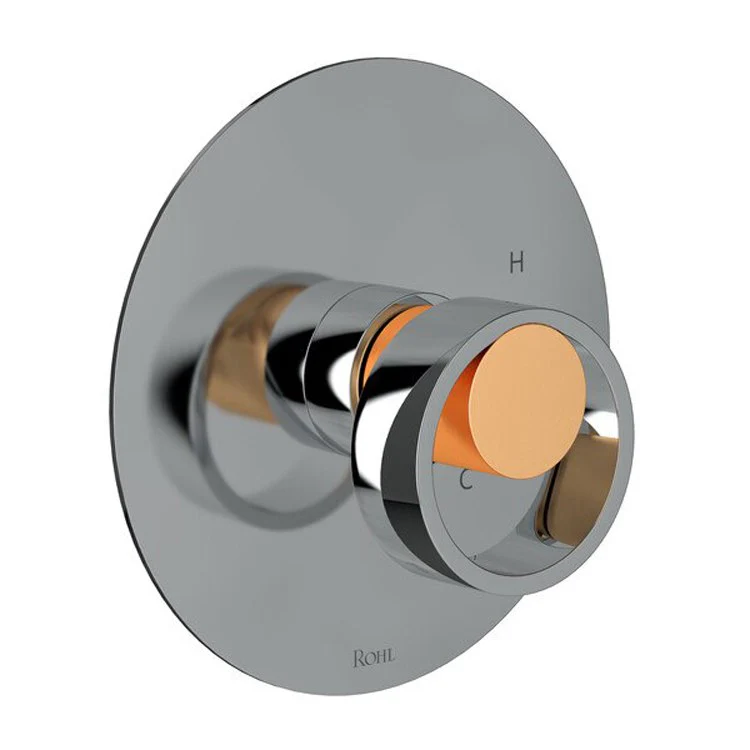 Pressure Balance Valve Trim Eclissi Less Diverter 1 Circular Handle Satin Nickel/Polished Chrome 6.0 Gallons per Minute - Frankwebs