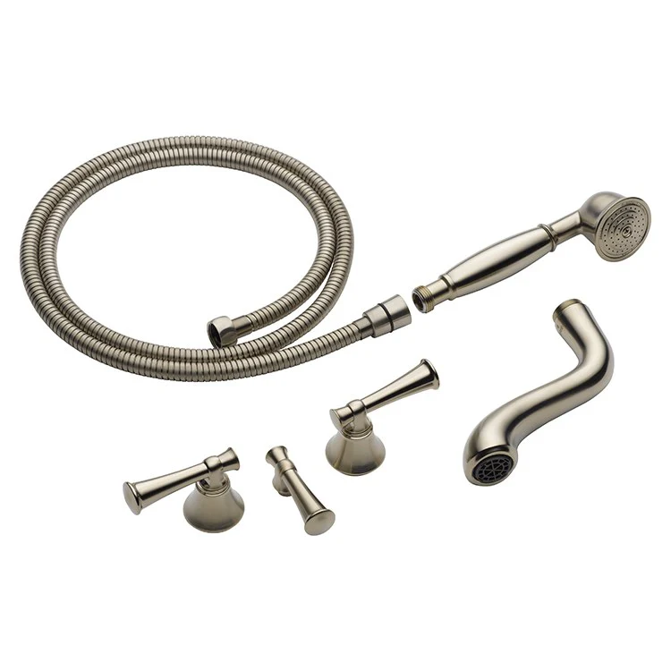 Baliza Two Handle Freestanding/Wall Mount Tub Filler with Handshower - Frankwebs