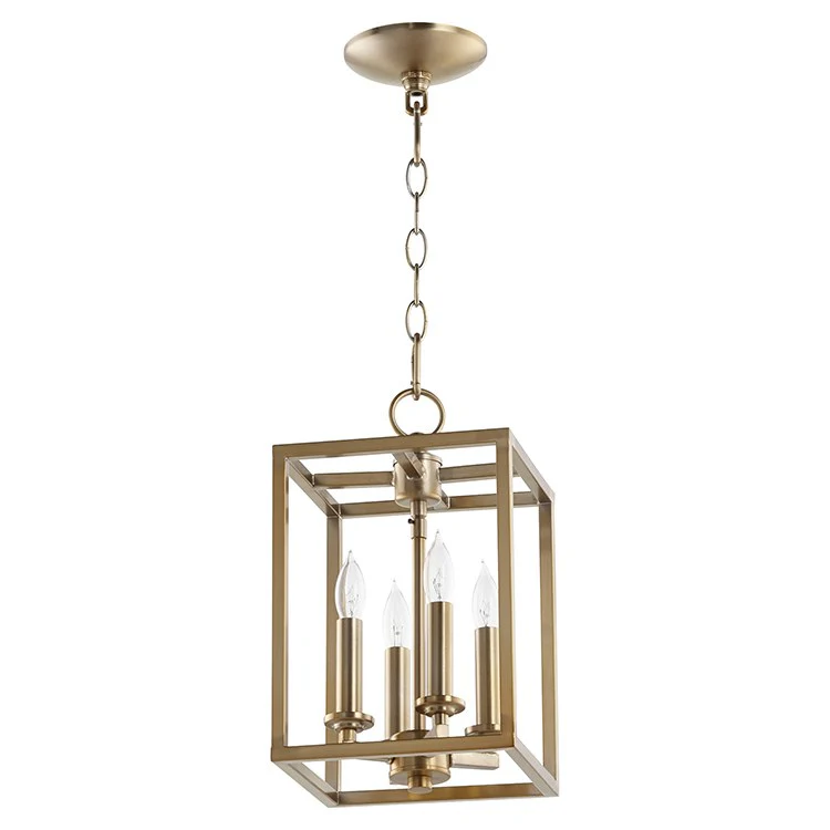 Cuboid Four-Light Foyer Chandelier - Frankwebs