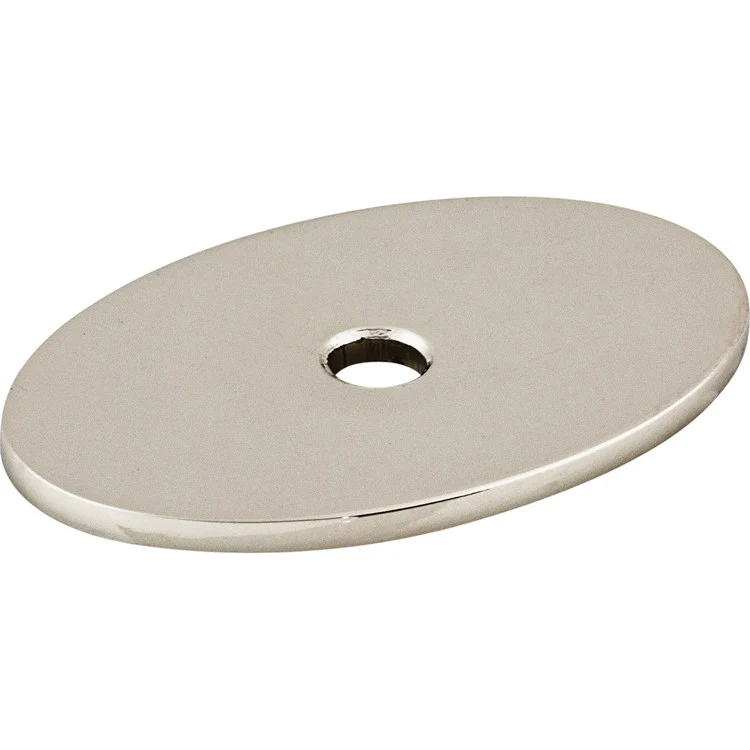 Backplate Sanctuary Oval 1-1/2 Inch Polished Nickel Steel TK60PN - Frankwebs