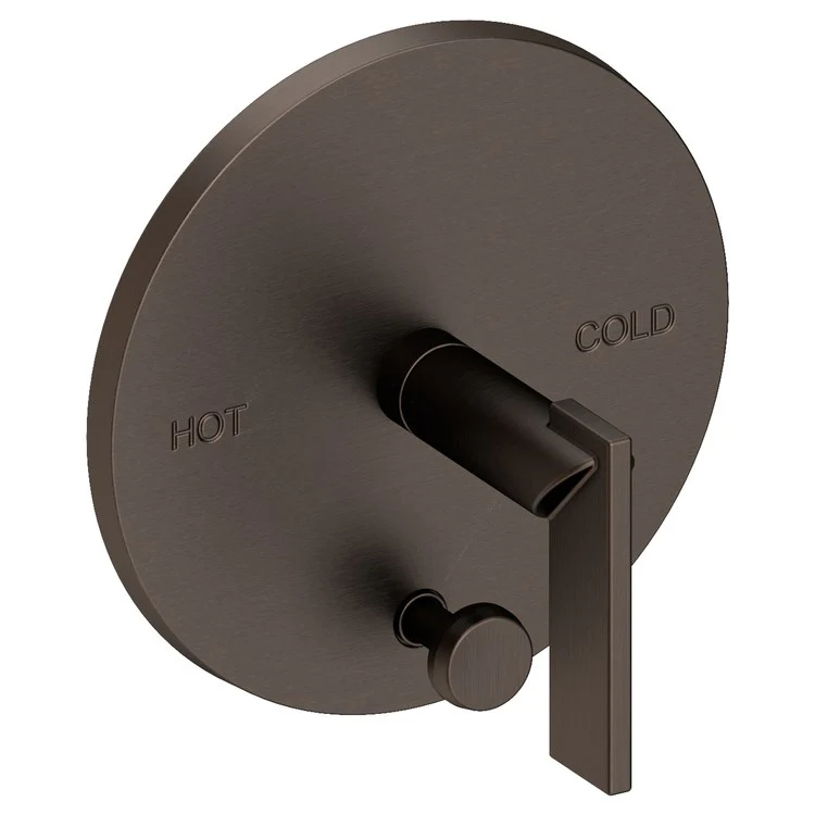 Keaton Pressure Balance Tub/Shower Valve Trim Only with Lever Handle - Flat Black - Frankwebs