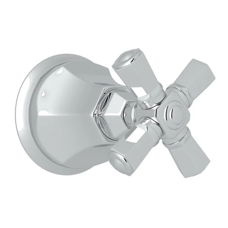 Volume Control Trim Palladian with Diverter 1 Cross Polished Nickel - Frankwebs