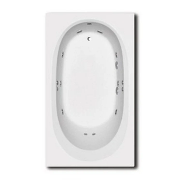 Whirlpool Tub 72 x 42 x 21-1/2 Inch Homestead End Drain Outlet White Rectangle - Frankwebs