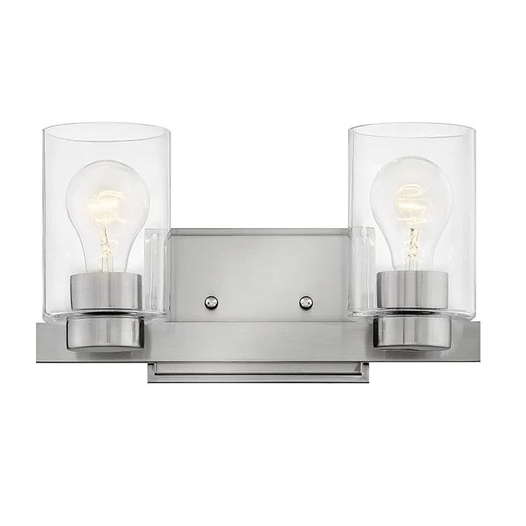 Miley Two-Light Bathroom Lighting Fixture - Frankwebs