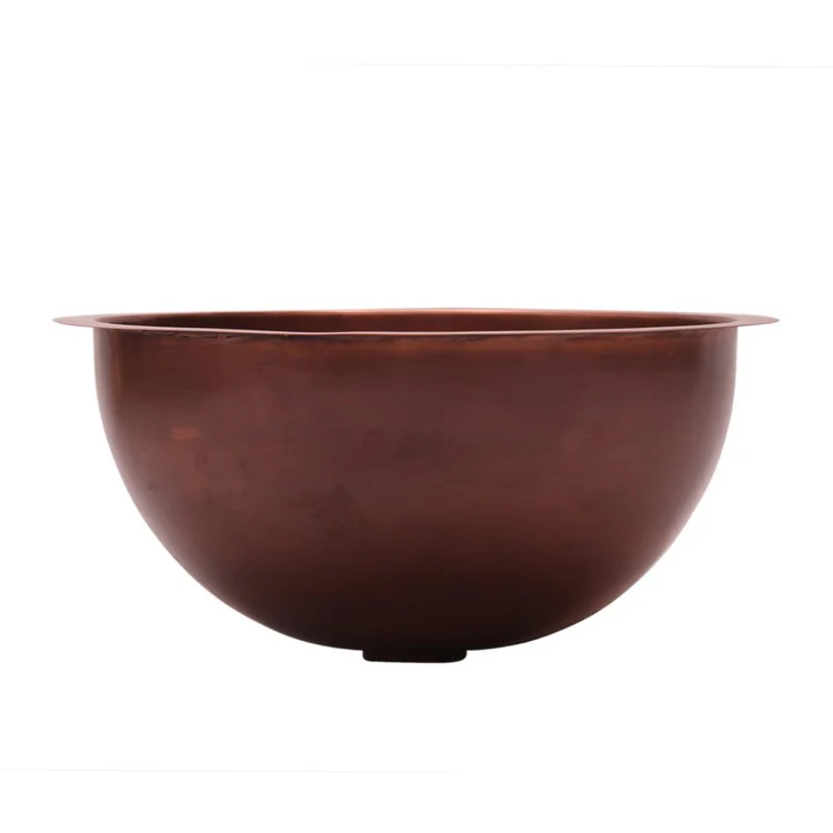 Lavatory Bowl Drios Single Bowl 18 Inch Smooth Antique Copper 7-3/4 Inch - Frankwebs