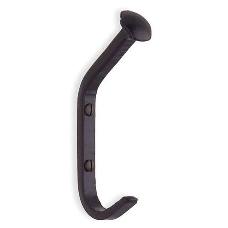 Nail Hook Single Wrought Iron 4-1/3 Inch 2 Inch Wall Mount Metal - Frankwebs