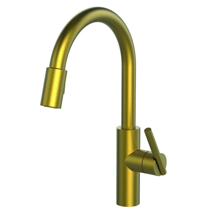East Linear Single Handle Pull Down Kitchen Faucet - Frankwebs
