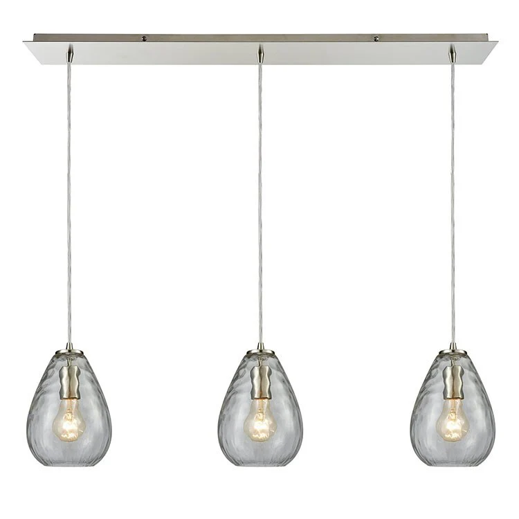 Lagoon Three-Light Linear Pendant - Frankwebs