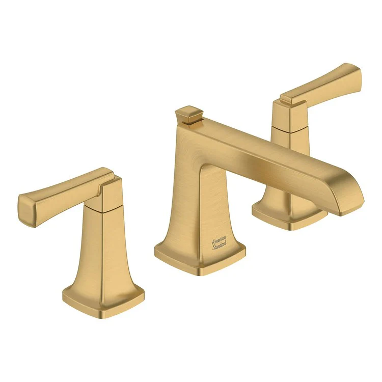 Lavatory Faucet Townsend Widespread 6-12 Inch Spread 2 Lever ADA CALGreen/WaterSense/CEC Brushed Cool Sunrise 1.2 Gallons per Minute Push Pop-Up Drain 3 Hole - Frankwebs