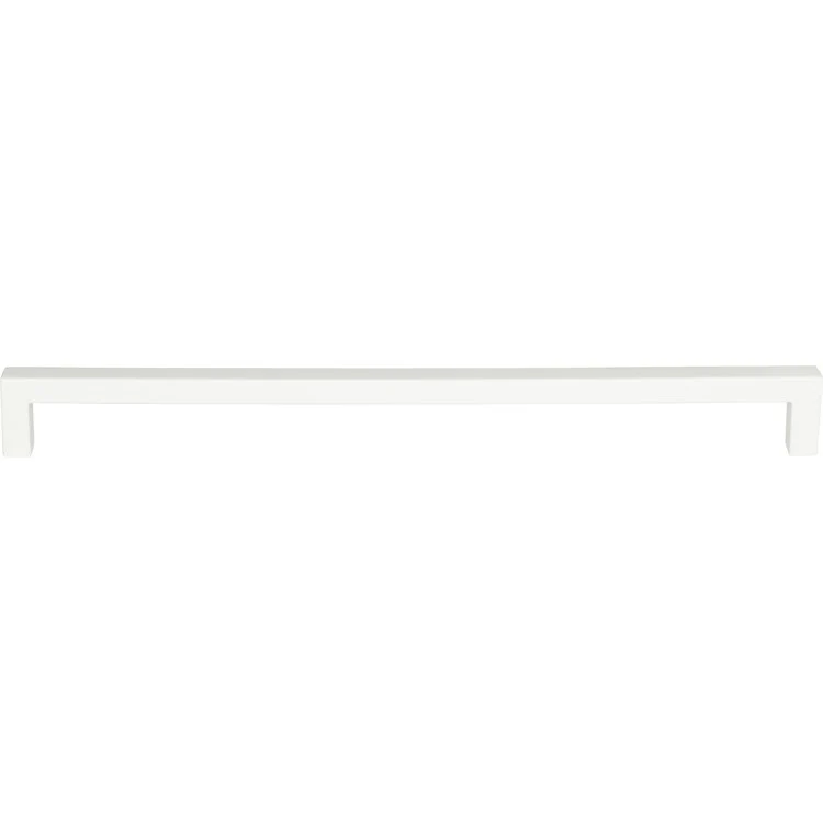 Drawer Pull Atlas It High White Gloss Zinc Alloy 11-5/16 Inch 11-3/4 x 3/8 Inch - Frankwebs
