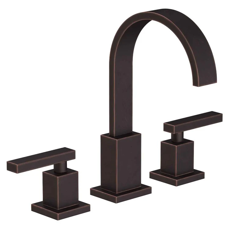 Secant Two Handle Widespread Bathroom Faucet with Drain - Frankwebs