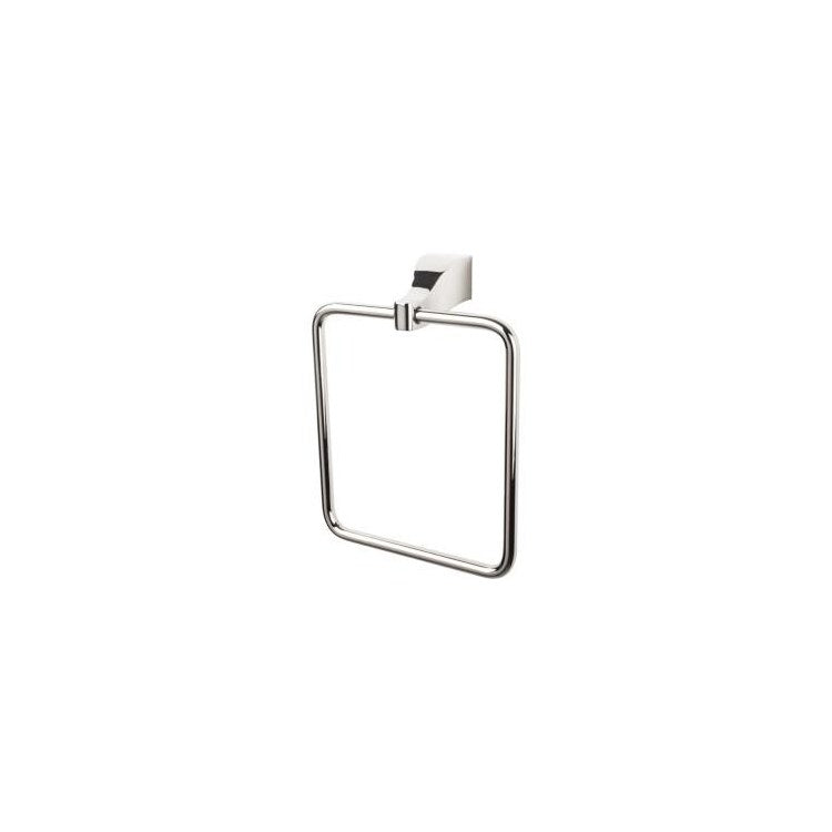 Aqua Towel Ring - Brushed Satin Nickel - Frankwebs