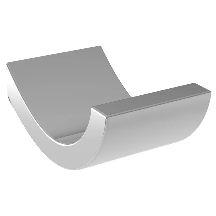 Robe Hook Secant Single White 1 Inch 2-1/2 Inch Wall Mount Brass - Frankwebs