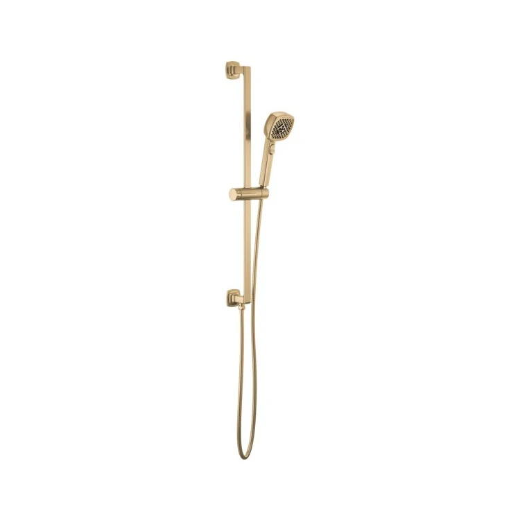 Slide Bar Allaria 37-7/16 Inch Brilliance Luxe Gold Brass Wall Mount - Frankwebs