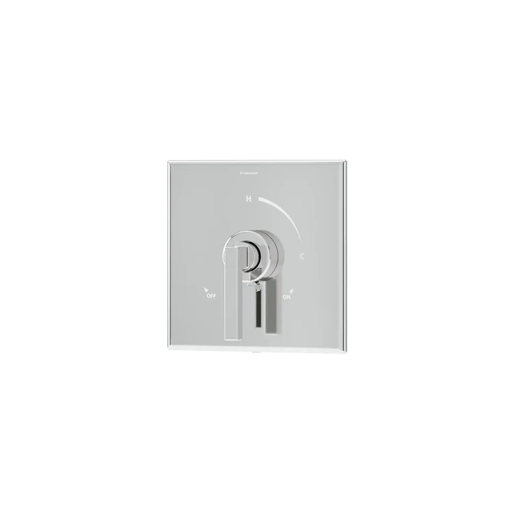 Shower Valve Trim Duro with Rebuild Kit 1 Lever Polished Chrome ADA for S261/262 Series Temptrol VersaFlex Shower Valve - Frankwebs
