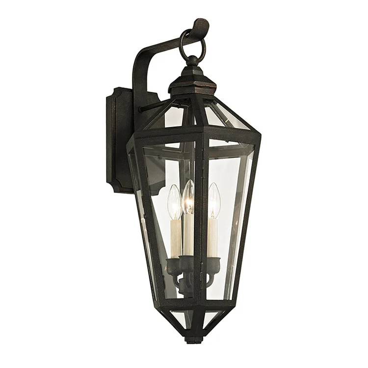 Calabasas Three-Light Outdoor Wall Lantern - Frankwebs