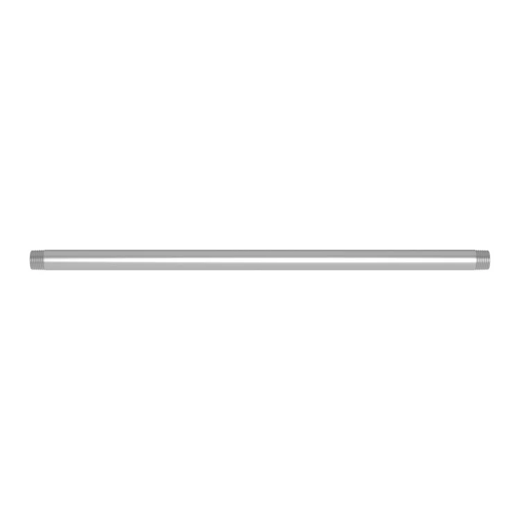 Shower Arm Flat Black 18 Inch 1/2