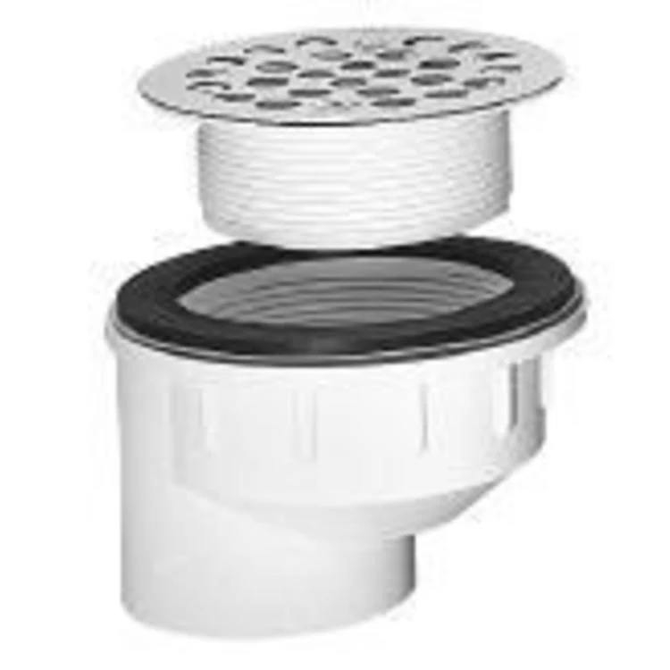 Shower Drain Offset Adjustable 2 Inch Stainless Steel PVC - Frankwebs