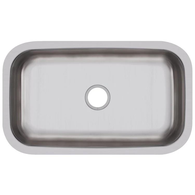 Kitchen Sink Dayton 30.5 x 18.25 Inch Single Bowl Soft Satin Undermount - Frankwebs
