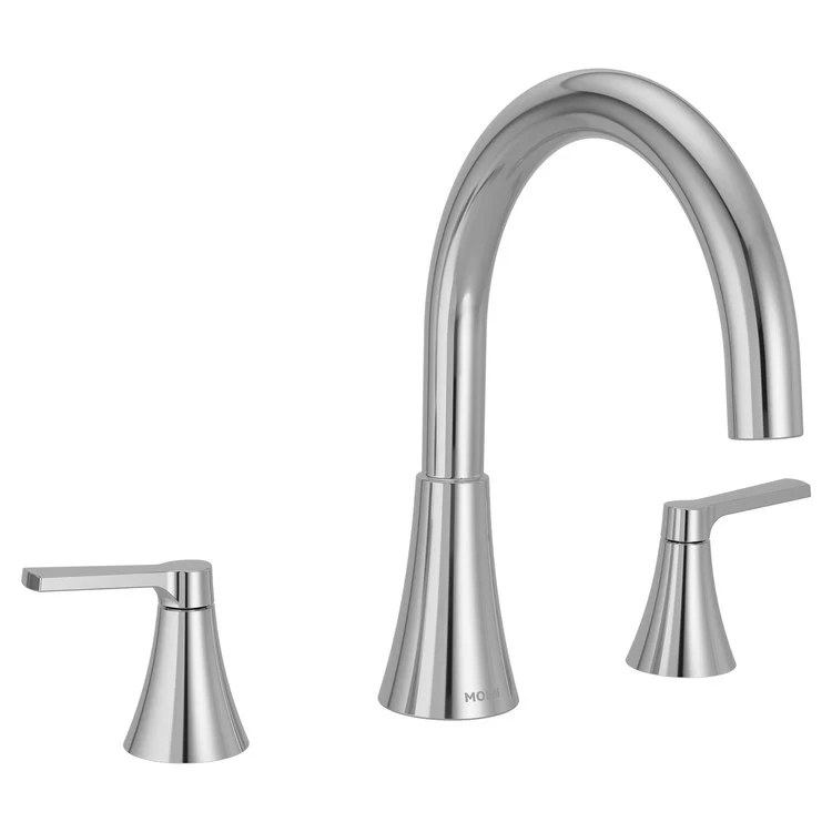 Roman Tub Trim Jase 2 Lever Chrome ADA 3 Hole - Frankwebs