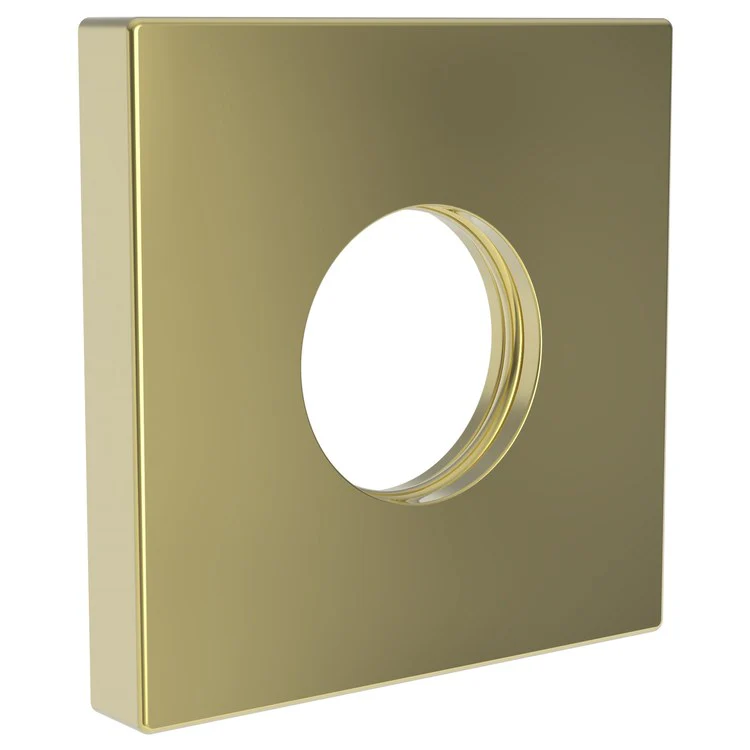 Shower Arm Flange Square Midnight Chrome 2-1/2 Inch Brass - Frankwebs