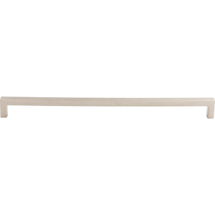 Pull Asbury Square Bar Brushed Satin Nickel Zinc Alloy 12-5/8 Inch 13-1/6x3/8x1-1/4 Inch - Frankwebs