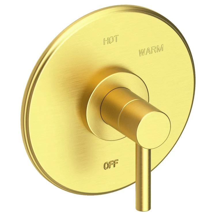 Pressure Balance Valve Trim East Linear Round 1 Lever Antique Copper ADA Depth 3 Inch - Frankwebs